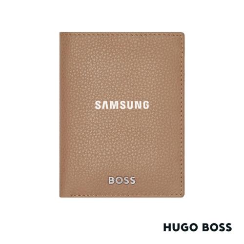 Promotional Products - Bags - Travel Bags - Hugo Boss® Classic Grained Trifold Card Holder
