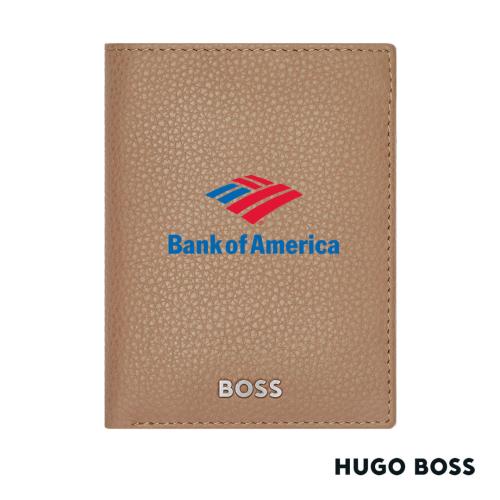 Promotional Products - Bags - Travel Bags - Hugo Boss® Classic Grained Folding Card Holder