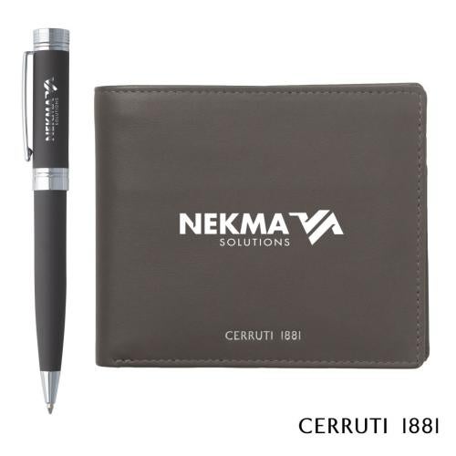 Promotional Products - Writing Instruments - Pen Sets - Cerruti 1881® Zoom Card Wallet & Fountain Pen Gift Set
