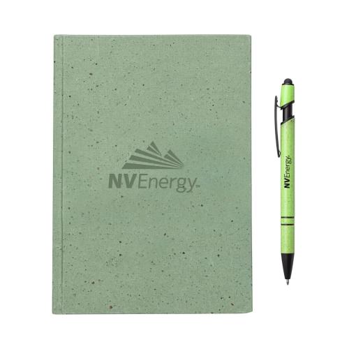 Promotional Products - Journals & Notebooks - Gift Sets - Tree Free Notebook/Austen Pen Gift Set