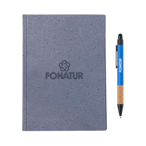 Promotional Products - Journals & Notebooks - Gift Sets - Tree Free Notebook/Manuel Recycled Pen Gift Set