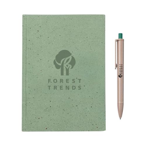 Promotional Products - Writing Instruments - Pen Sets - Tree Free Notebook/Algo Pen Gift Set