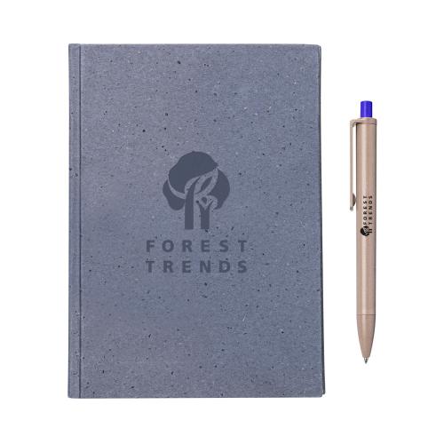 Promotional Products - Writing Instruments - Pen Sets - Tree Free Notebook/Algo Pen Gift Set