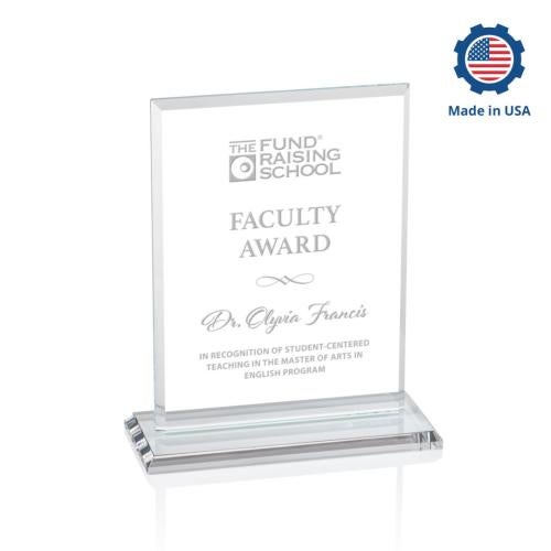 Awards and Trophies - Crystal Awards - Vitalia Rectangle Crystal Award