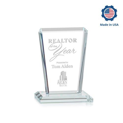 Awards and Trophies - Crystal Awards - Chatham Rectangle Crystal Award