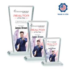 Chatham Full Color Rectangle Crystal Award - Crystal Awards