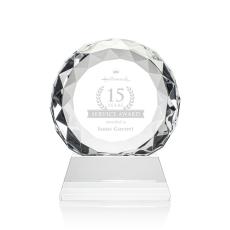 Seville Clear on Cleveland Base Circle Crystal Award - Diamond Awards