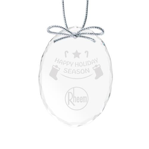 Corporate Gifts - Ornaments - Optical Ornament - Oval