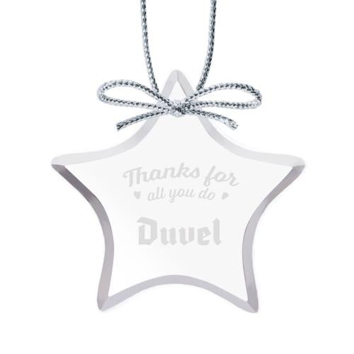Corporate Gifts - Ornaments - Starfire Ornament - Star