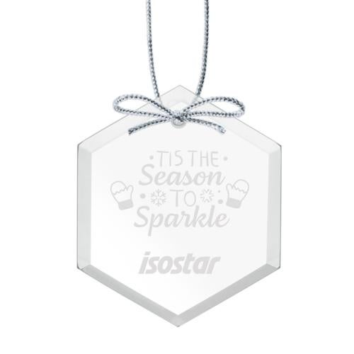 Corporate Gifts - Ornaments - Starfire Ornament - Hexagon