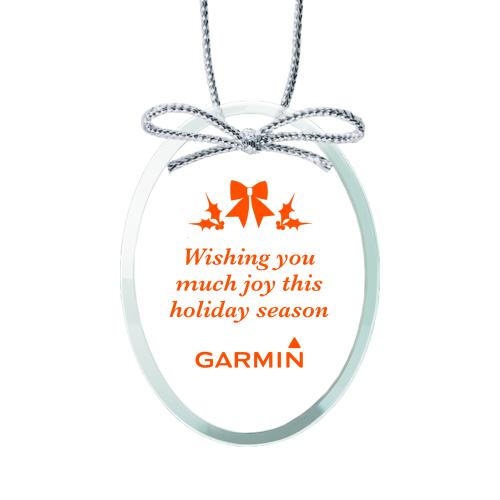 Corporate Gifts - Ornaments -  Jade Ornament - Oval Imprinted