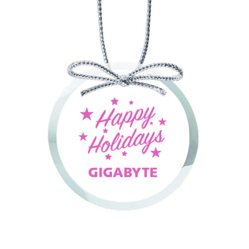 Corporate Gifts - Ornaments -  Jade Ornament - Round Imprinted