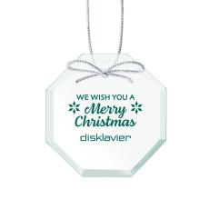 Jade Ornament - Octagon Imprinted - Ornaments