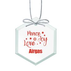 Jade Ornament - Hexagon Imprinted - Awards and Gifts