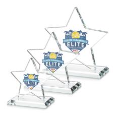 Employee Gifts - Sudbury Full Colorfire Star Crystal Award