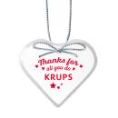 Starfire Ornament - Heart Imprinted