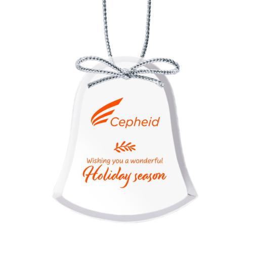 Corporate Gifts - Ornaments - Starfire Ornament - Bell Imprinted