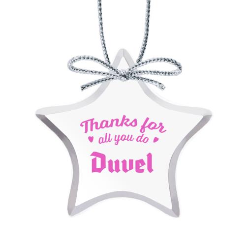 Corporate Gifts - Ornaments - Starfire Ornament - Star Imprinted