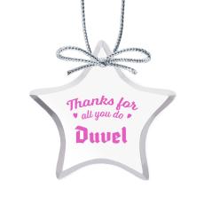 Starfire Ornament - Star Imprinted - Corporate Gifts