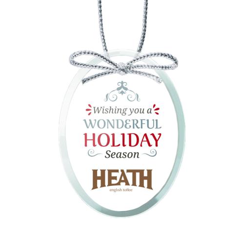 Corporate Gifts - Ornaments - Jade Ornament  - Oval Full Color