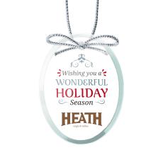 Jade Ornament  - Oval Full Color - Corporate Gifts