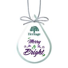 Jade Ornament - Teardrop Full Color - Ornaments