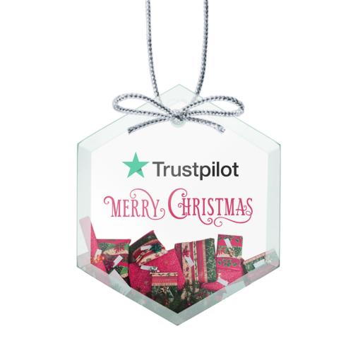 Corporate Gifts - Ornaments - Jade Ornament - Hexagon Full Color