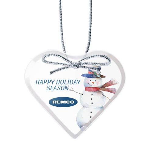 Corporate Gifts - Ornaments - Starfire Ornament - Heart Full Color