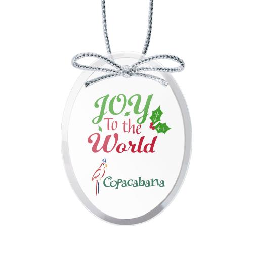 Corporate Gifts - Ornaments - Starfire Ornament - Oval Full Color 