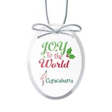 Starfire Ornament - Oval Full Color  - Corporate Gifts