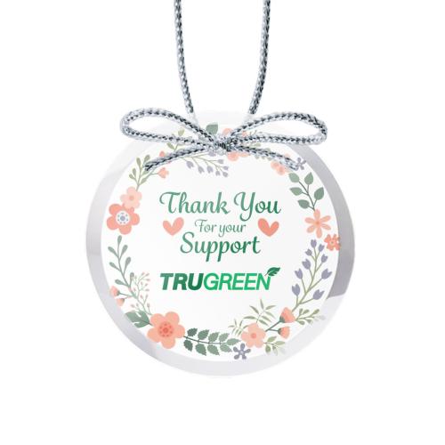 Corporate Gifts - Ornaments - Starfire Ornament - Round Full Color