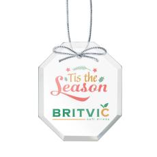 Starfire Ornament - Long Octagon Full Color - Corporate Gifts