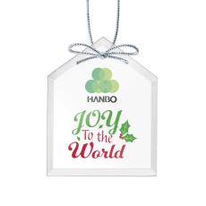 Starfire Ornament - House Full Color - Corporate Gifts