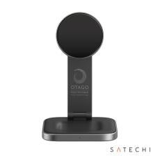 SATECHI 2-in-1 Foldable Qi2 Wireless Charging Stand - Tech & Accessories 