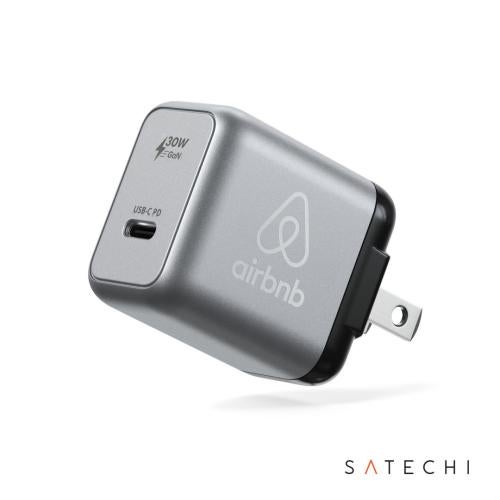Promotional Products - Tech & Accessories  - Power Banks - SATECHI® 30W USB-C GaN Wall Charger