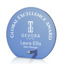 Atchison Blue Silver Circle Glass Award