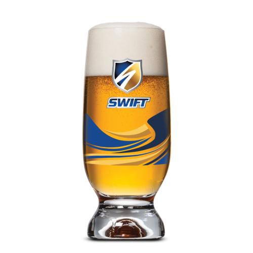 Corporate Gifts - Barware - Pilsners & Steins - Marland Beer Glass - Full Color