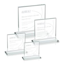 Sahara Clear Square / Cube Crystal Award - Awards and Trophies