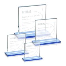 Sahara Sky Blue Crystal Award - Crystal Awards