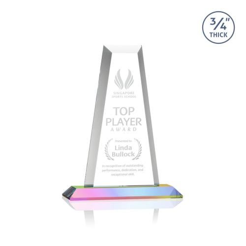 Awards and Trophies - Crystal Awards - Imperial Tower Prismatic Towers Crystal Award
