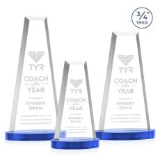 Imperial Tower on Alberton Base - Sky Blue - Awards and Trophies