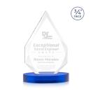 Hawthorne Blue on Alberton Base Crystal Award