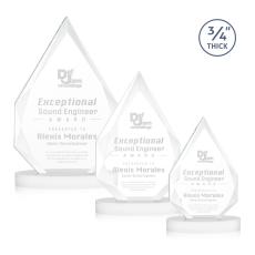 Hawthorne White on Alberton Base Peaks Crystal Award - Awards and Trophies