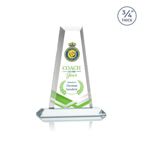 Awards and Trophies - Crystal Awards - Imperial Full Color Clear Towers Crystal Award