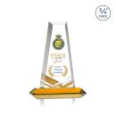 Imperial Full Color Amber Crystal Award