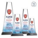 Imperial  Full Color Black on Newhaven Base Crystal Award
