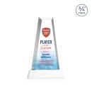 Imperial Full Color White on Newhaven Base Towers Crystal Award