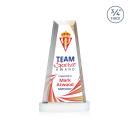 Imperial Full Color White on Alberton Base Towers Crystal Award