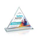 Dresden Full Color Starfire Pyramid Crystal Award