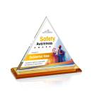 Dresden Full Color Amber Crystal Award